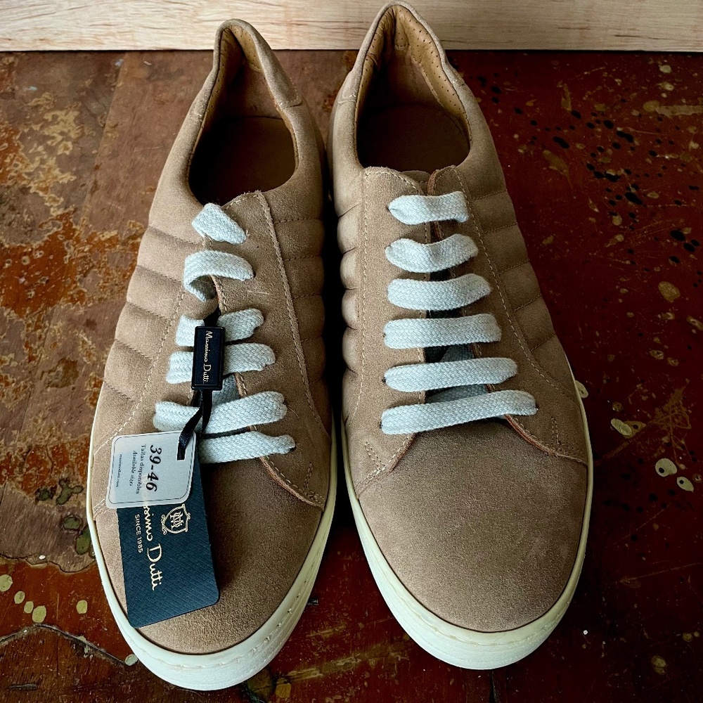 NWT Massimo Dutti Suede Trainers, Sneaker